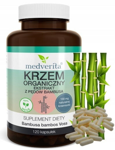 ORGANIC SILICON 75% ORGANIC SILICON FROM BAMBOO SHOOTS 120 KAPS MEDVERITA