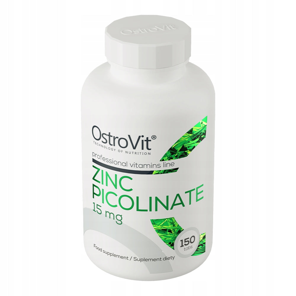 ORGANIC ZINC OstroVit Zinc Picolinate 150 tabs Zinc Picolinate 15 mg Expiration date not specified