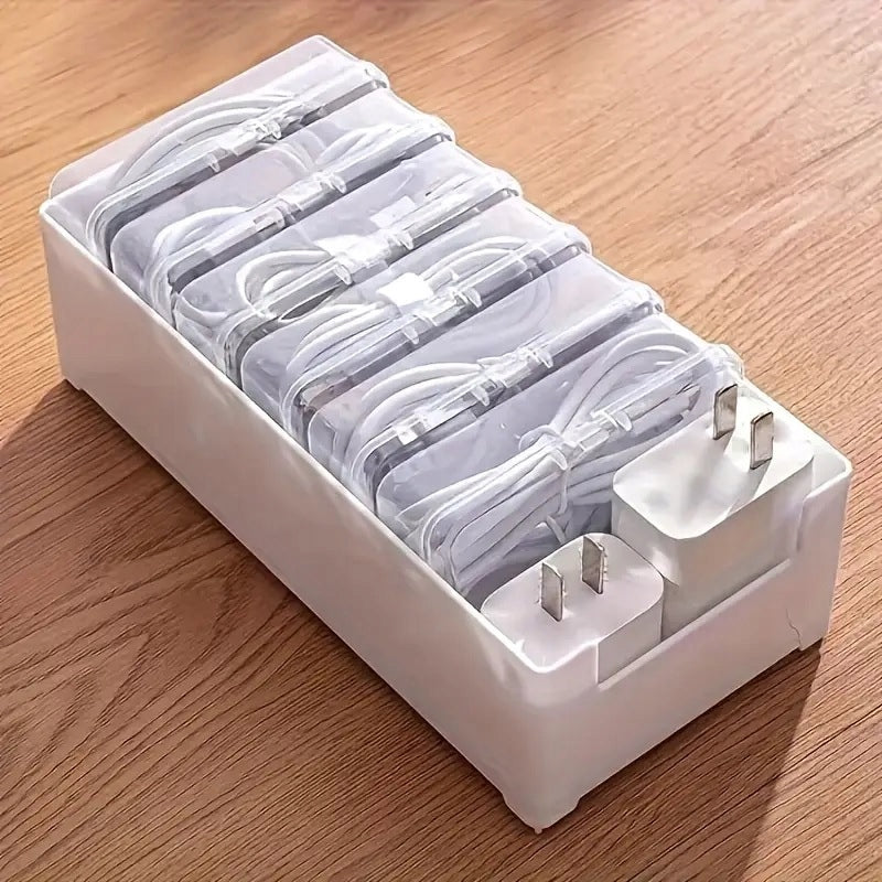 ORGANIZER BOX CHARGER CONTAINER BATTERIES HEADPHONES CABLES WIRES EAN (GTIN) 5905902613813