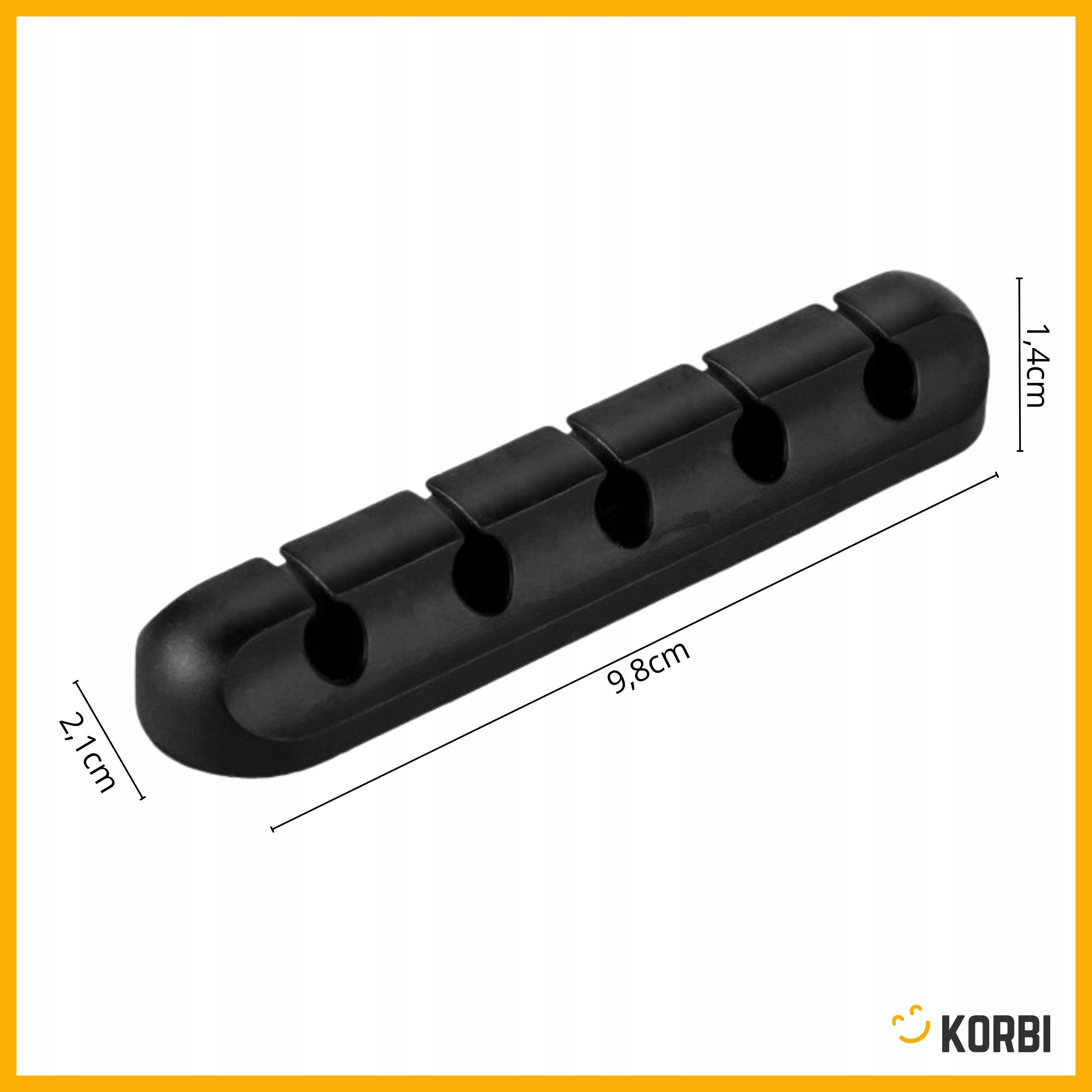 ORGANIZER CABLE HOLDER 5 WIRES SILICONE SELF-ADHESIVE UNIVERSAL Manufacturer code 5904569272807