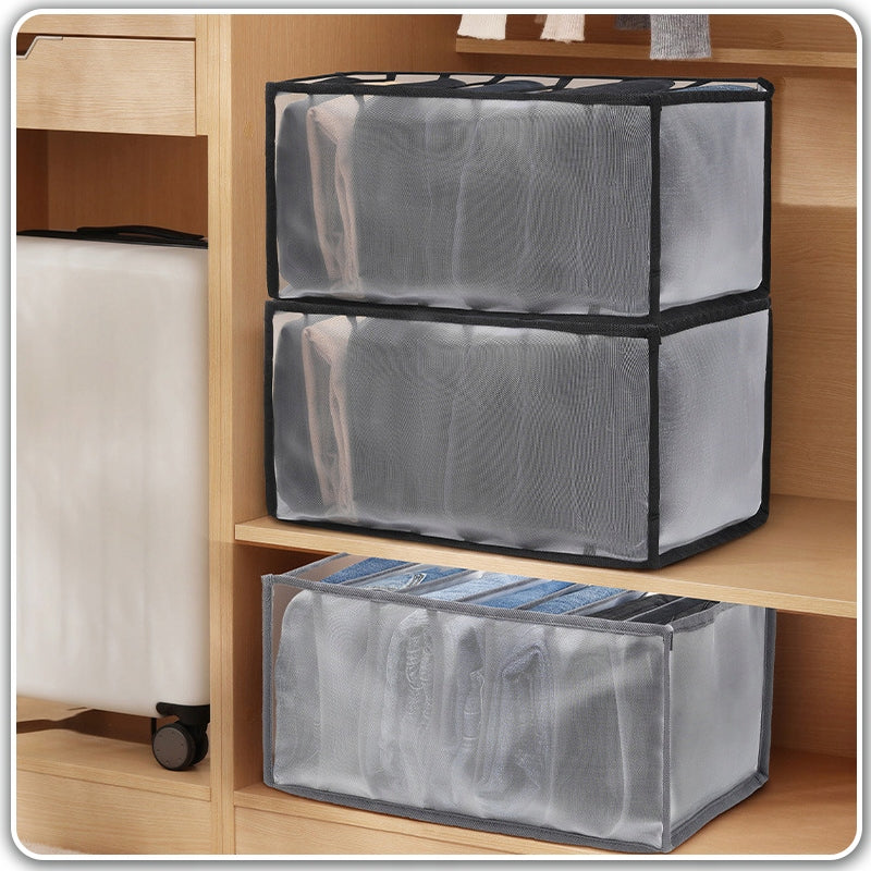 ORGANIZER CLOSET DRAWER CONTAINER FOR STORING T-SHIRT PANTS Length 36 cm