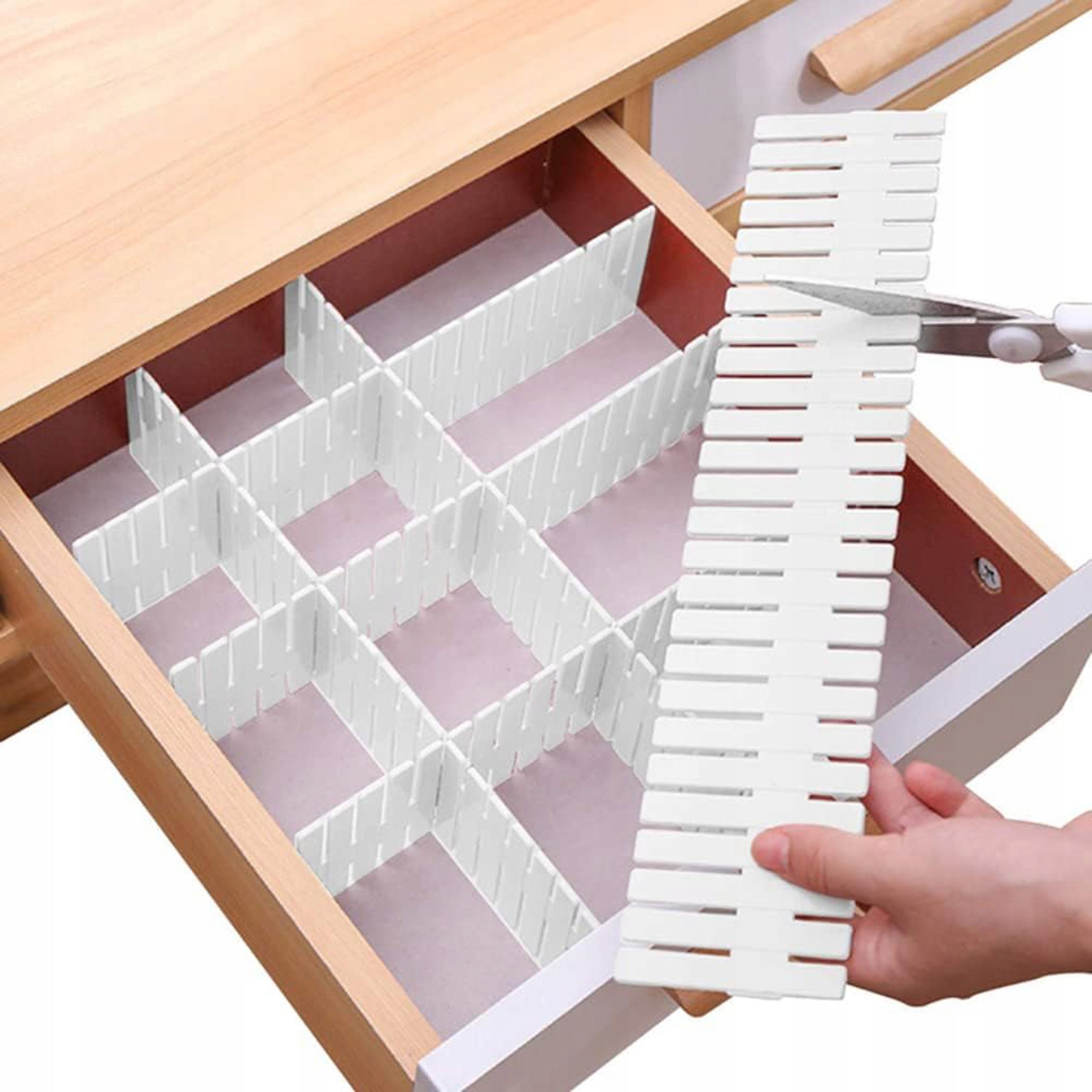 ORGANIZER COMPARTMENT SEPARATOR FOR CABINET DRAWER CABINET COMPARTMENT 4pcs