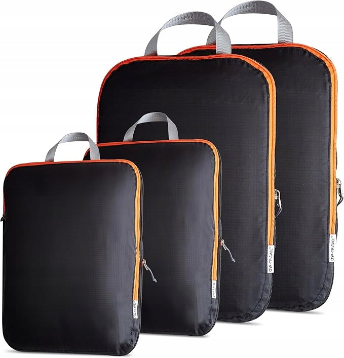 ORGANIZER COMPRESSION CUBE SET FOR PACKING 4 PCS 2X LARGE 2X MEDIUM