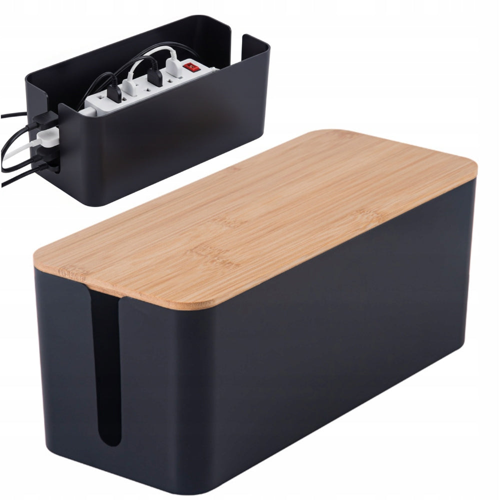 ORGANIZER CONTAINER BOX GRILLE FOR CABLES CHARGER STRIP WIRES M