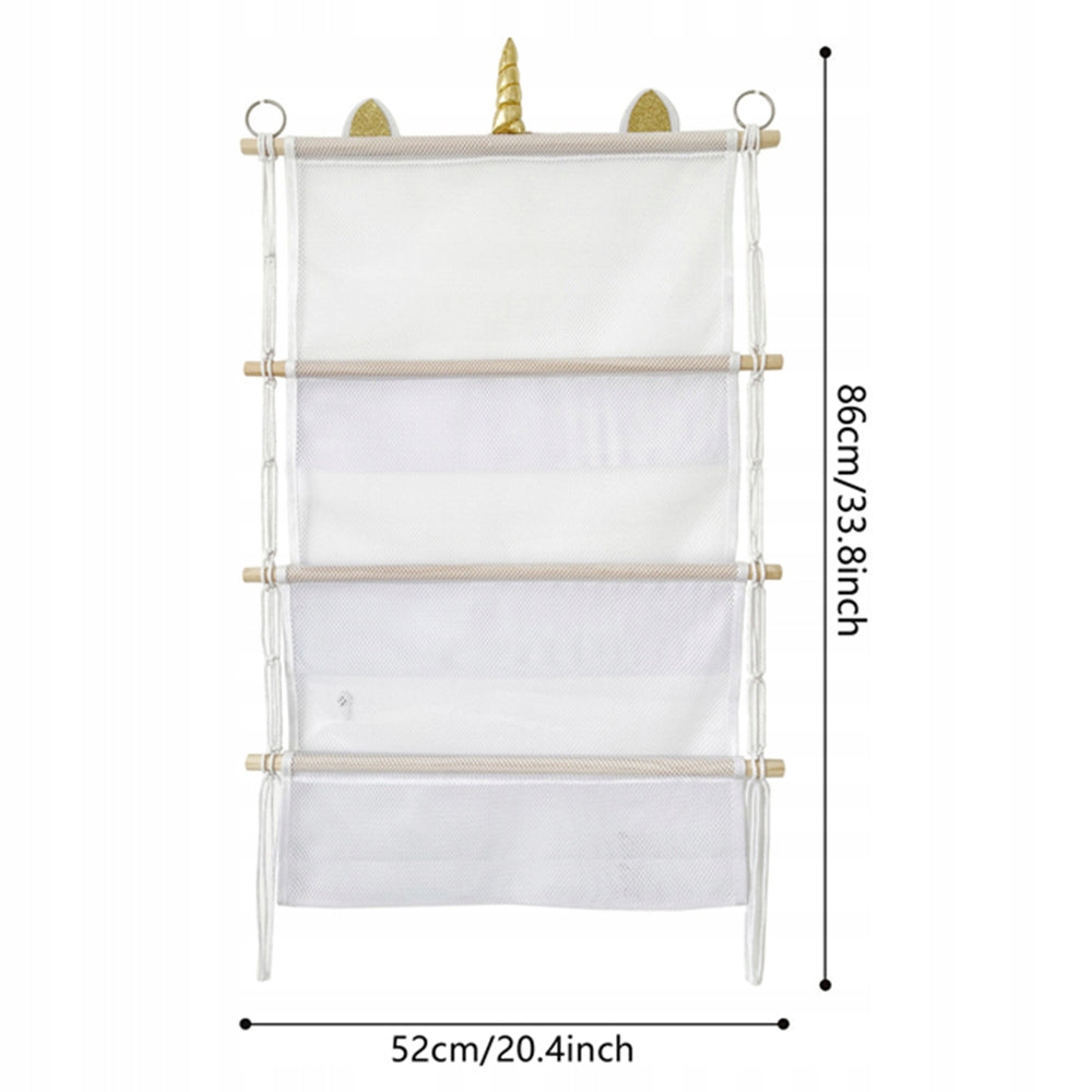 ORGANIZER FOR STORING STUFFED ANIMALS PLUSH TOYS HANGING NET