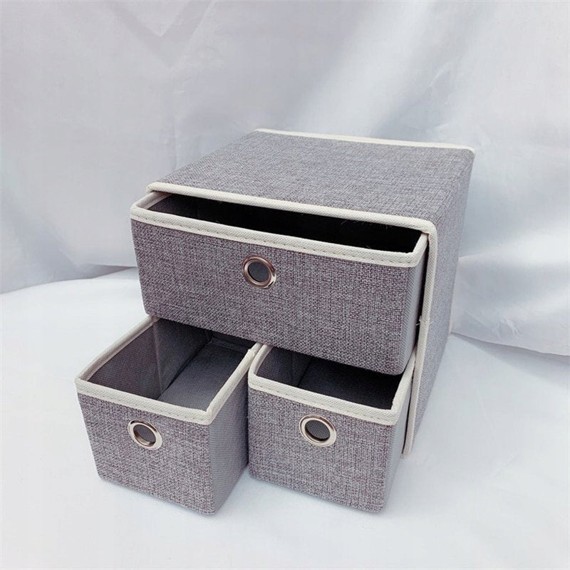 ORGANIZER Folding storage box, 3drawers,