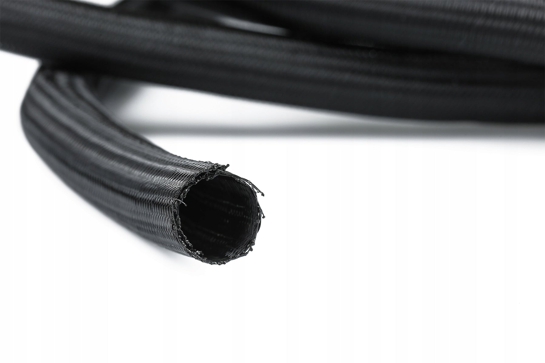 ORGANIZER GRILLE BRAID CABLE COVER 12-20mm BLACK 1M QUALITY Color black