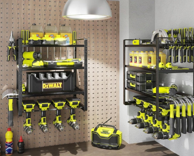 ORGANIZER HANGER BOOKCASE SHELF FOR TOOLS POWER TOOLS STEEL 80x20x39cm Manufacturer code ORGAZNIZER NA ELEKTRONARZĘDZIA STALOWY