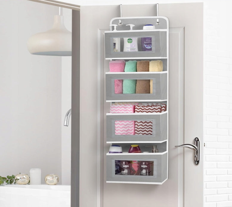 ORGANIZER HANGING DOOR FOR BATHROOM CLOSET TOYS POCKETS BASKET 4 SHELVES Manufacturer code ORGANIZER NA DRZWI