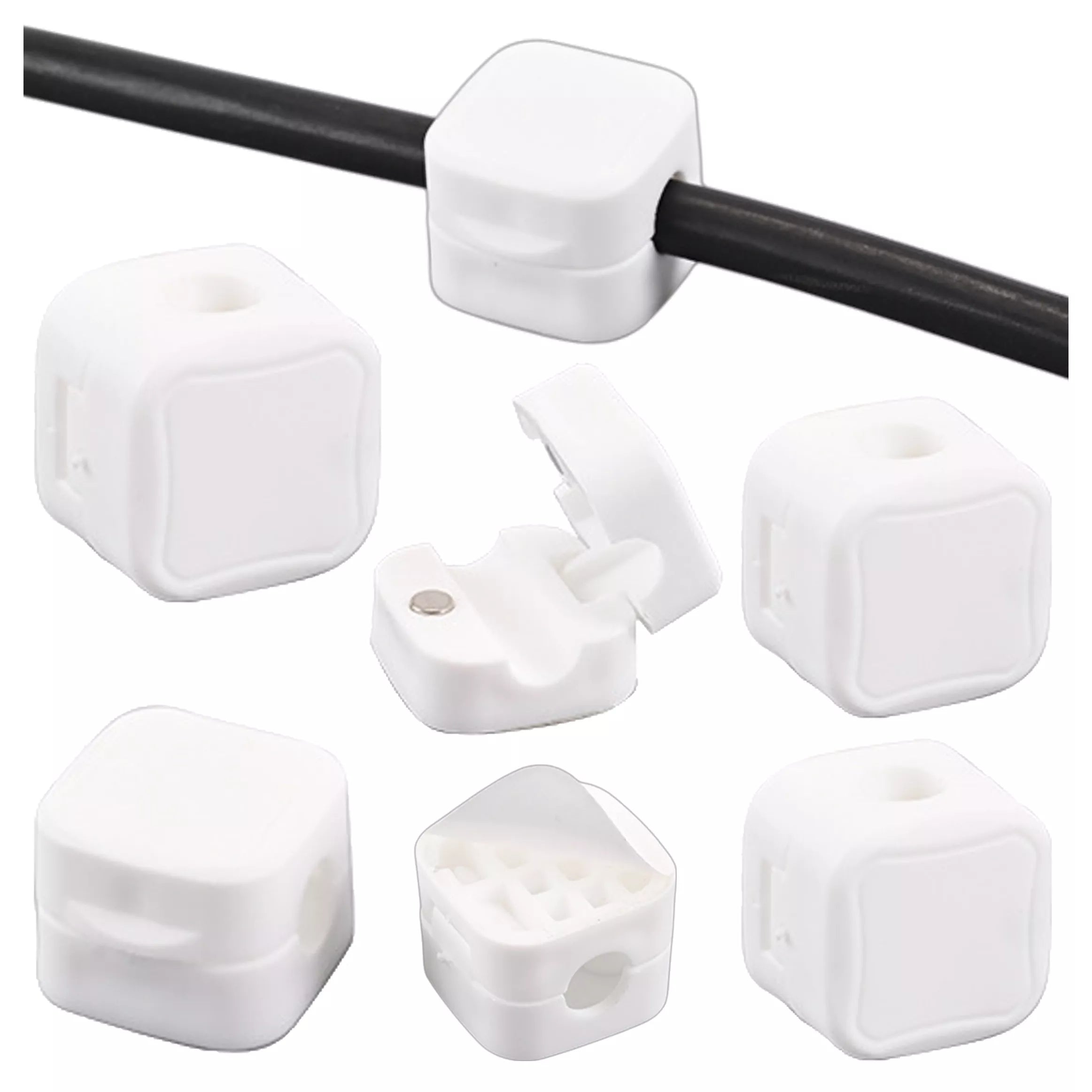 ORGANIZER HOOK SELF ADHESIVE CABLE CLIPS CABLE HOLDERS 6x