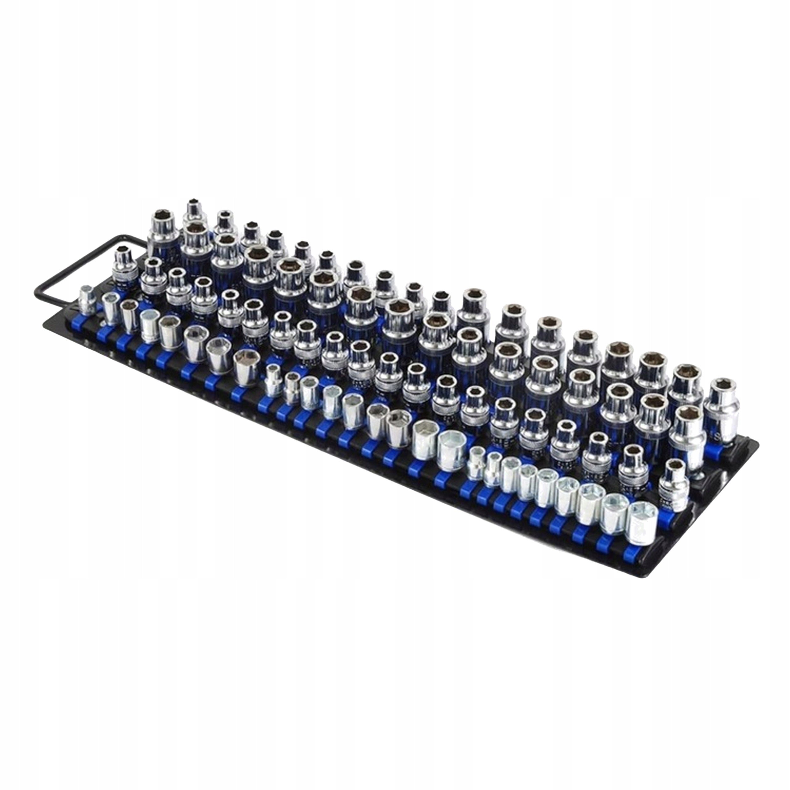 ORGANIZER RAIL RACK FOR SOCKET WRENCH SOCKETS 1/4″ 3/8″ 1/2″ 80 PCS Manufacturer code KTN0021