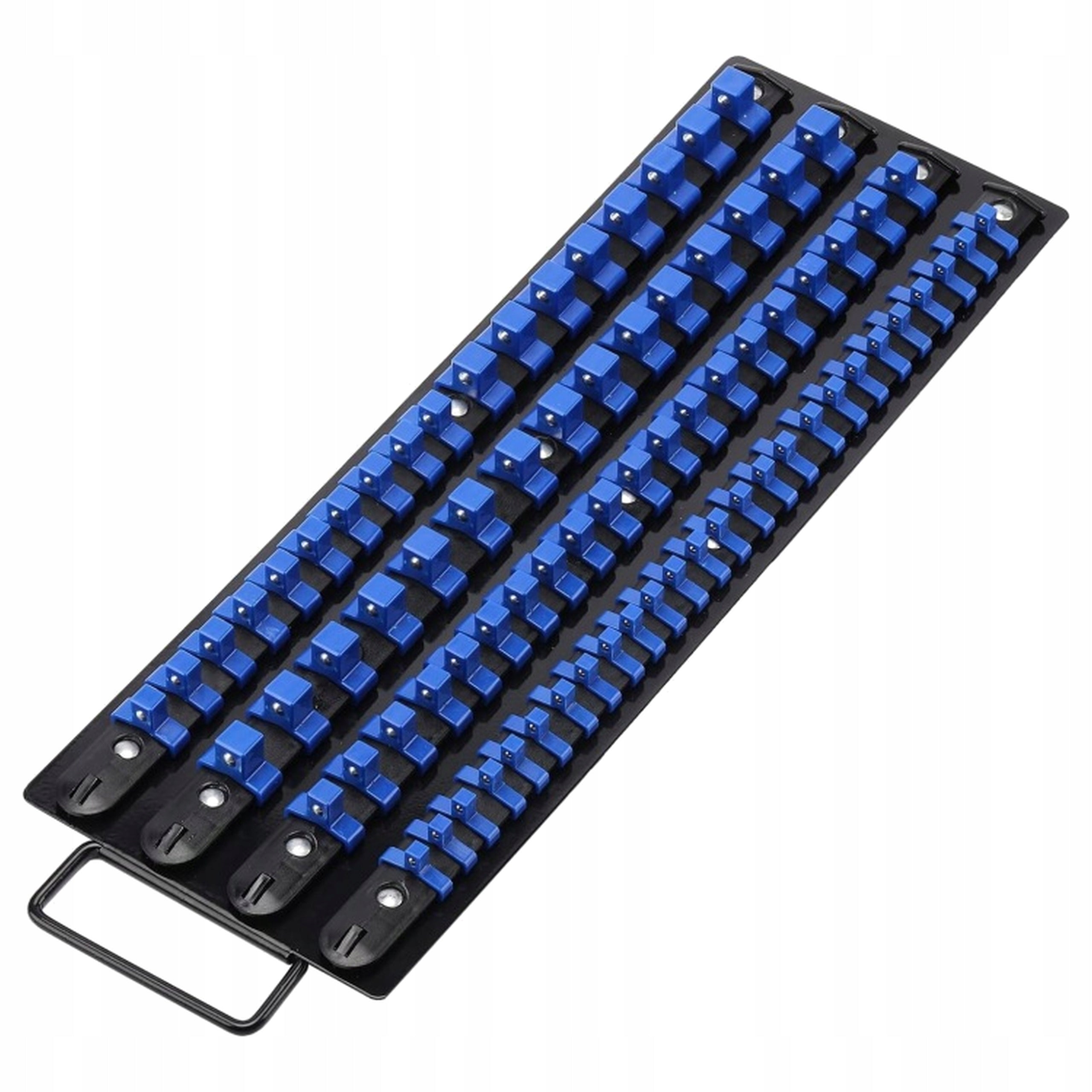 ORGANIZER RAIL RACK FOR SOCKET WRENCH SOCKETS 1/4″ 3/8″ 1/2″ 80 PCS Packaging status original