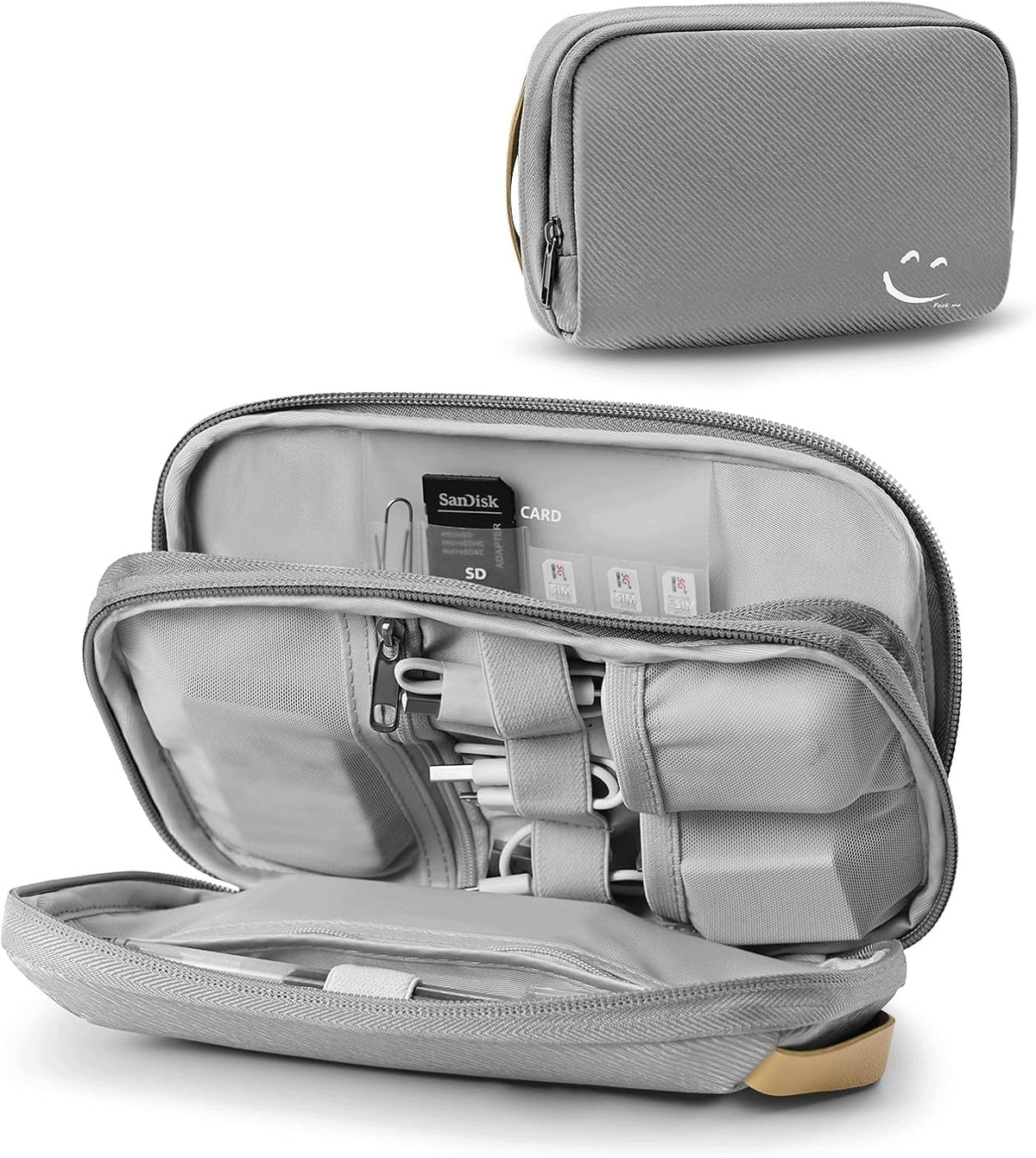 ORGANIZER TECHNICAL CABLE BAG CHARGER ACCESSORIES TRAVEL
