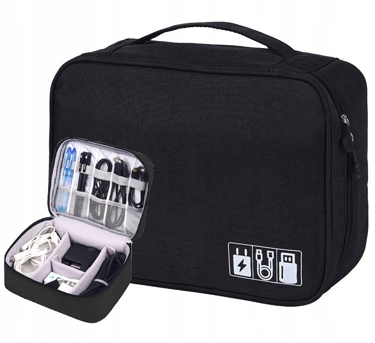 ORGANIZER TRAVEL BAG CHARGER CABLE CASE