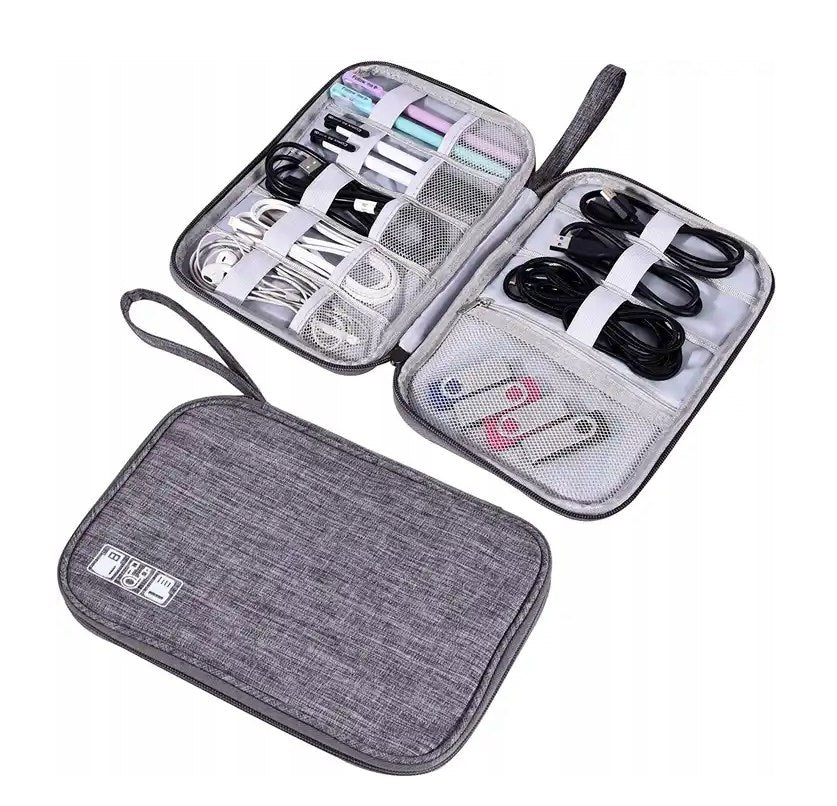 ORGANIZER TRAVEL CASE BAG CASE FOR CHARGERS CABLES ELECTRONICS Manufacturer code SASZETKA PODRÓŻNA NA DYSK APARAT