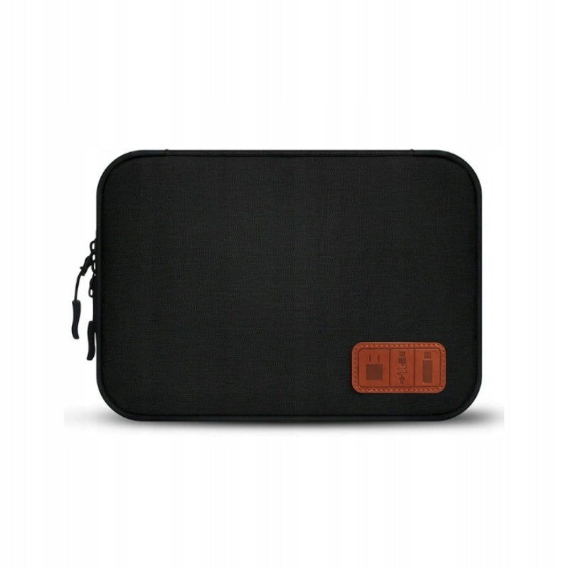 ORGANIZER TRAVEL CASE BAG FOR CABLES BLACK Brand no brand