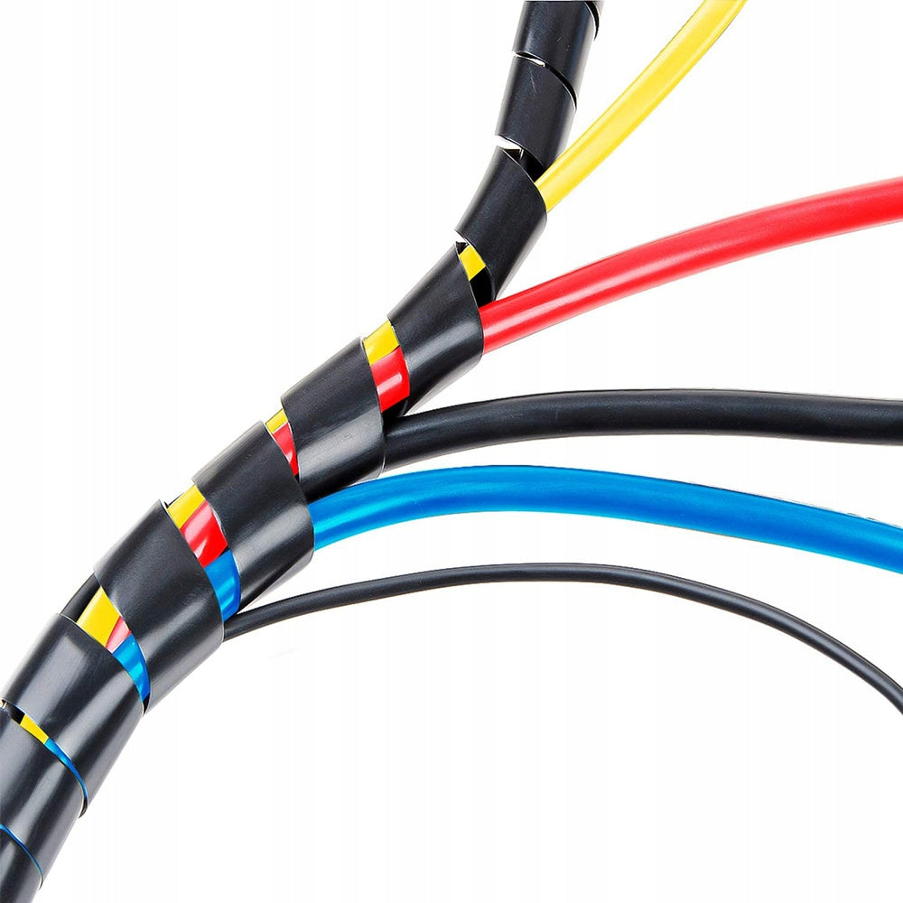 ORGANIZER WIRE CABLE GRILLE COVER 10m Color black