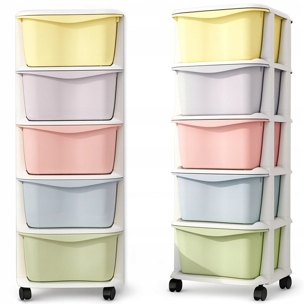 ORGANIZER bookcase Toy containers with wheels D500