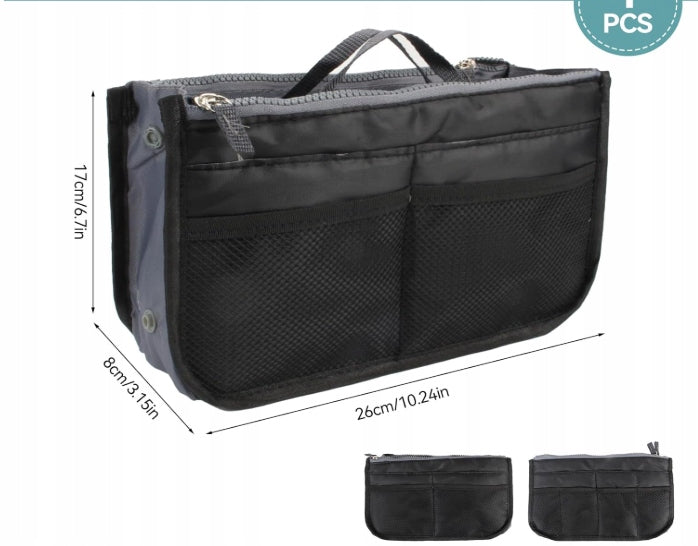 ORGNIZER BAG FOR CAR COSMETIC BAG LARGE ROOMY TRAVEL 26cm LOCKABLE Packaging status original