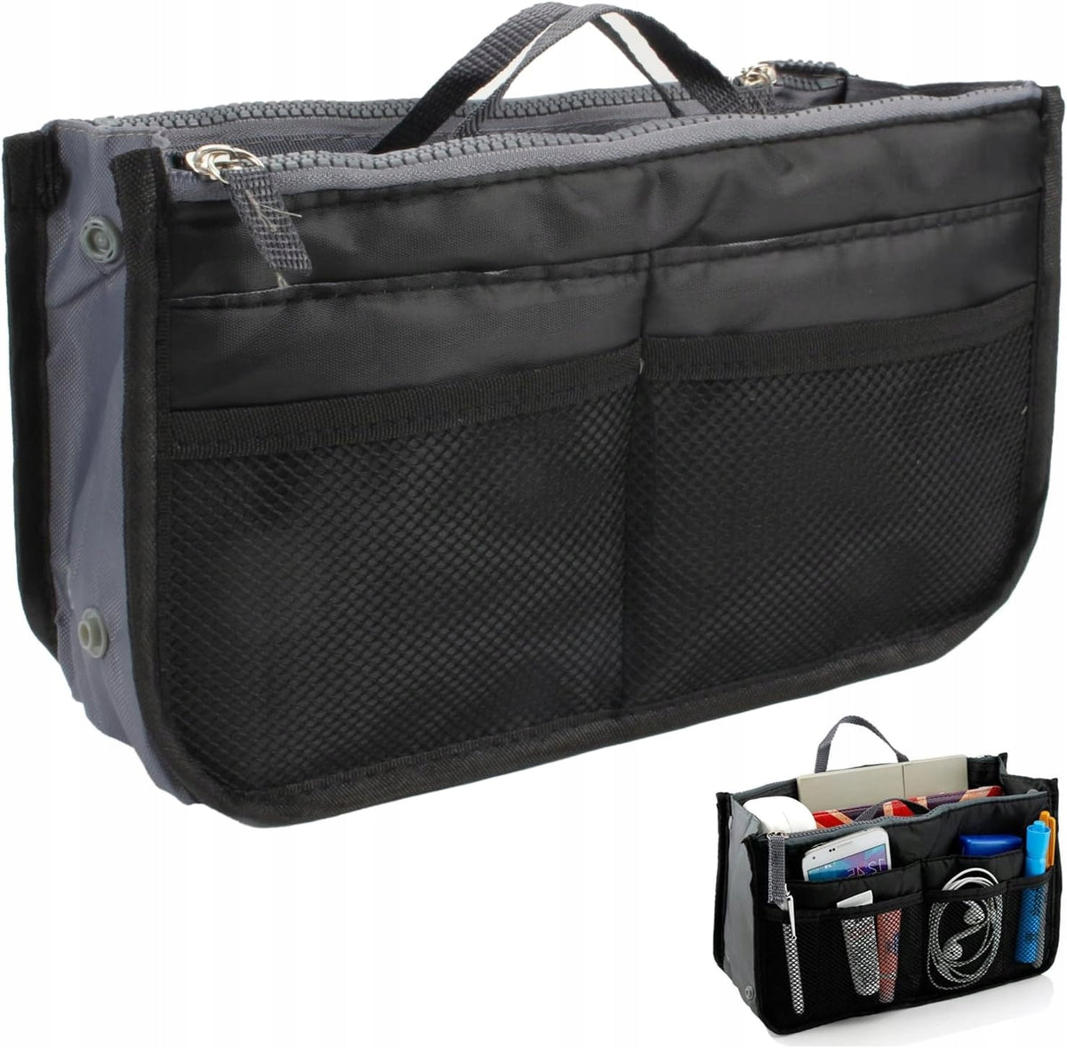 ORGNIZER BAG FOR CAR COSMETIC BAG LARGE ROOMY TRAVEL 26cm LOCKABLE