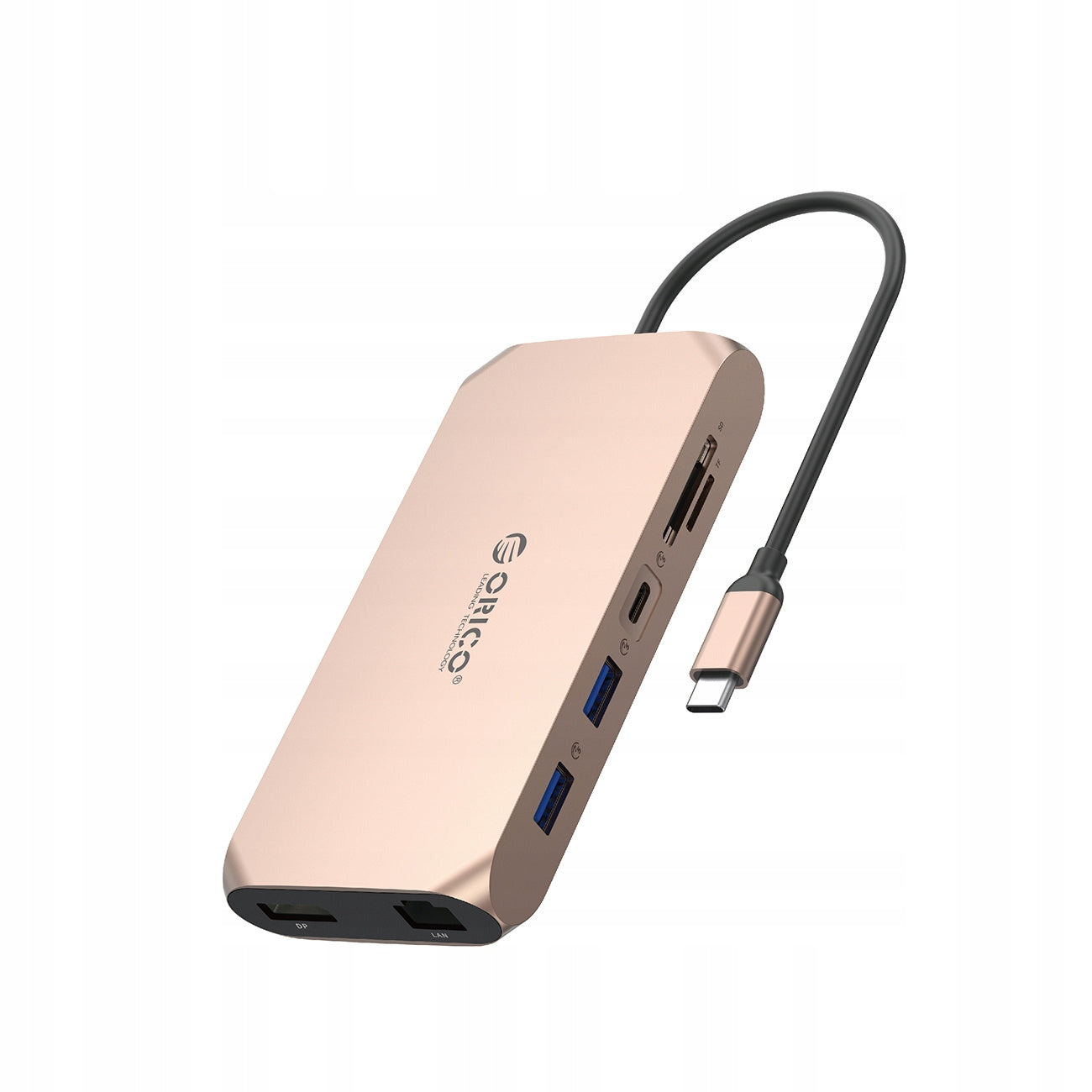 ORICO USB-C DOCKING STATION 12W1 2X HDMI 4K 60HZ DISPLAYPORT LAN PD 100W SD Packaging status original