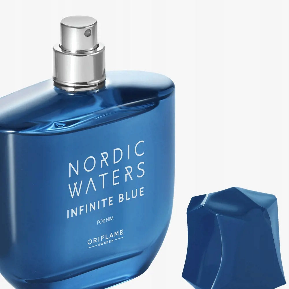 ORIFLAME Nordic Waters Infinite Blue Eau de Parfum for him 75ml Manufacturer code 46064