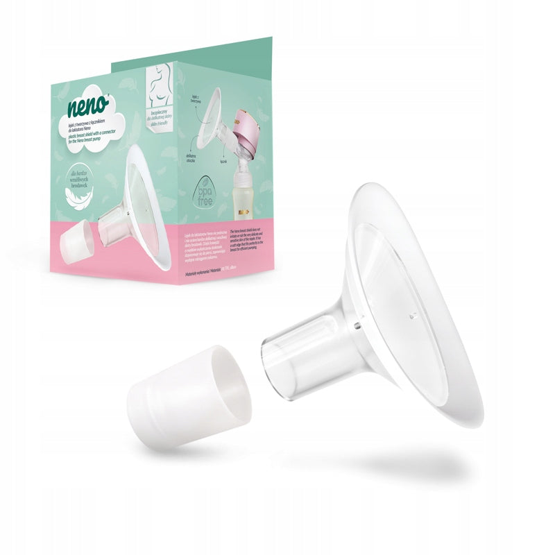 ORIGINAL 24mm plastic funnel with connector for breast pumps Neno