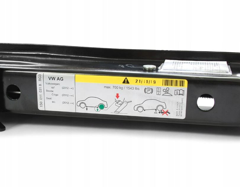 ORIGINAL ASO LEVER LIFT VW Up!, CITIGO, MII 1S0011031C Manufacturer code 1S0011031C