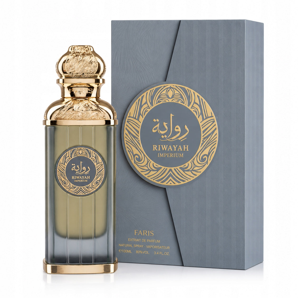 ORIGINAL Arab Perfume Fariis RIWAYAH IMPERIUM 100ml Extrait+FREEBIE! Packaging status original