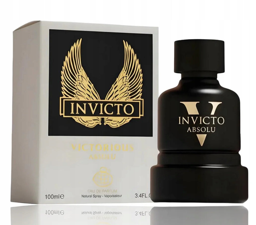 ORIGINAL Arabic Fragrance World Invicto Victorious Absolu 100ml+FREEBIE