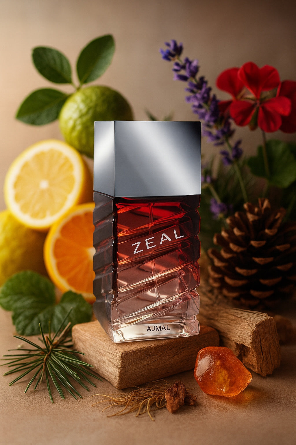 ORIGINAL Arabic Perfume Ajmal ZEAL 100ml EDP+Sample 2ml FREEBIE!!! Manufacturer code brak danych