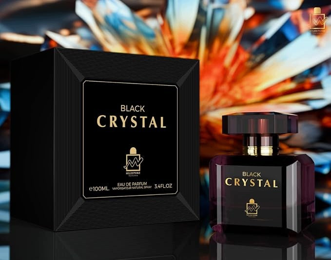 ORIGINAL Arabic Perfume Milestone BLACK CRYSTAL 100ml EDP+FREEBIE! Brand Milestone Perfumes