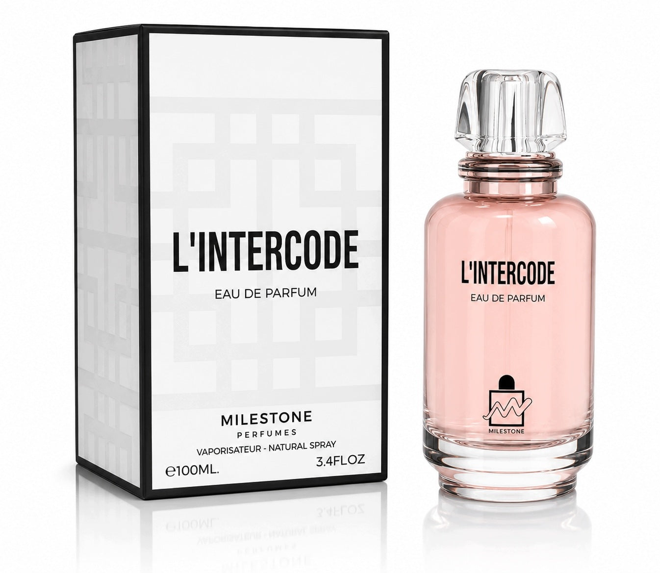 ORIGINAL Arabic Perfume Milestone L'INTERCODE 100ml EDP+FREEBIE! Packaging status original