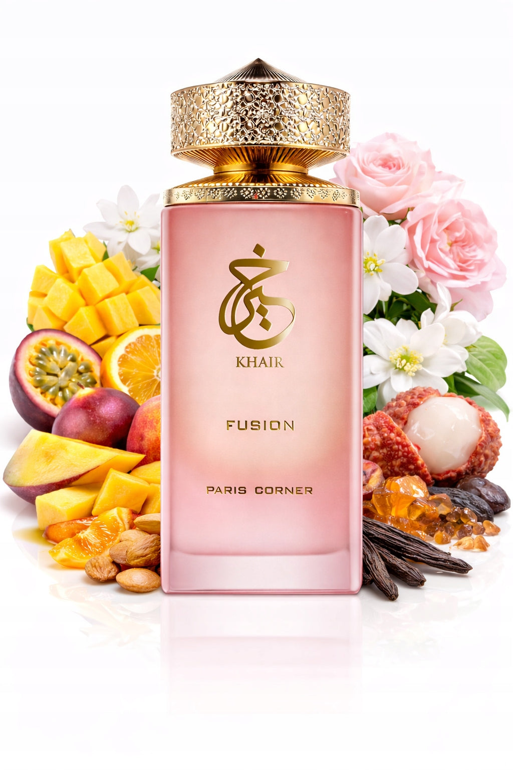 ORIGINAL Arabic Perfume Paris Corner KHAIR FUSION 100ml EDP + FREEBIE!!