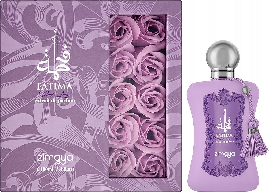 ORIGINAL Arabic Zimaya FATIMA VELVET LOVE Extrait de Parfum 100ml+GRAT