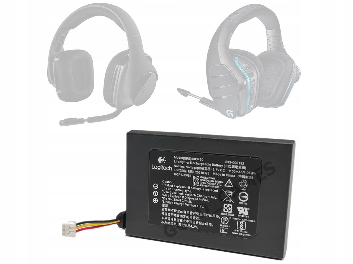 ORIGINAL BATTERY Logitech G533 G935