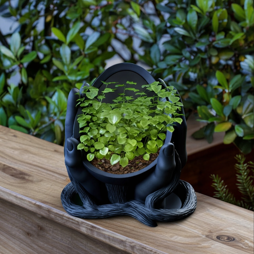 ORIGINAL DECORATIVE POT HANDS MODERN INTERIOR DESIGN Manufacturer code DONICZKA NOWOCZESNA DONICA NA ROŚLINY