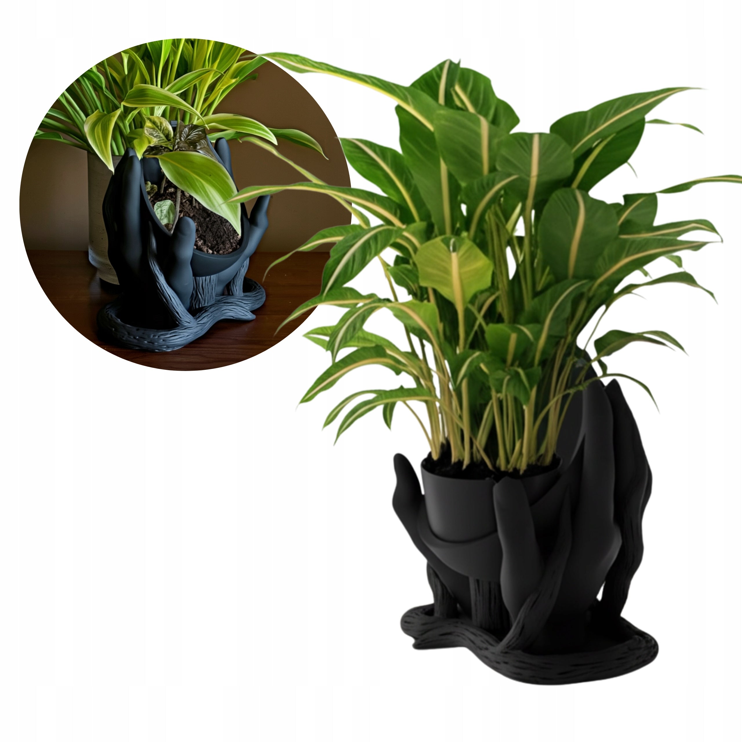 ORIGINAL DECORATIVE POT HANDS MODERN INTERIOR DESIGN