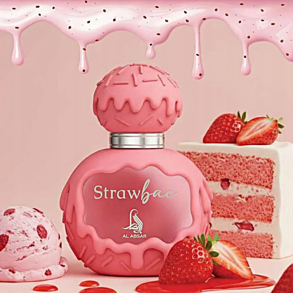 ORIGINAL Dubai Perfume Al Absar TREATS STRAWBEA 100ml EDP+FREEBIE ! Brand Al Absar