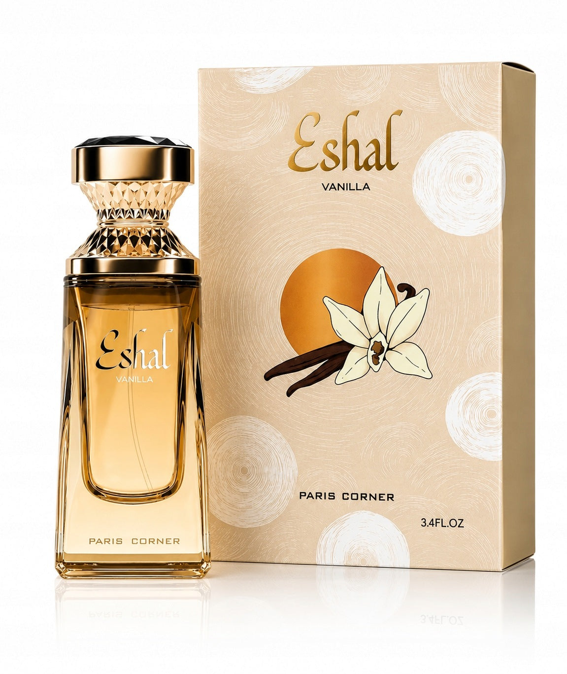 ORIGINAL Dubai Perfume Paris Corner ESHAL Vanilla 100ml+FREEBIE!!!