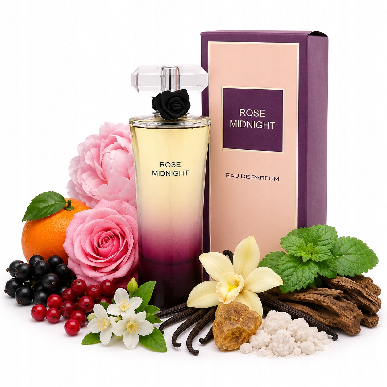 ORIGINAL Fragrance Rose Midnight 100ml EDP+FREEBIE!