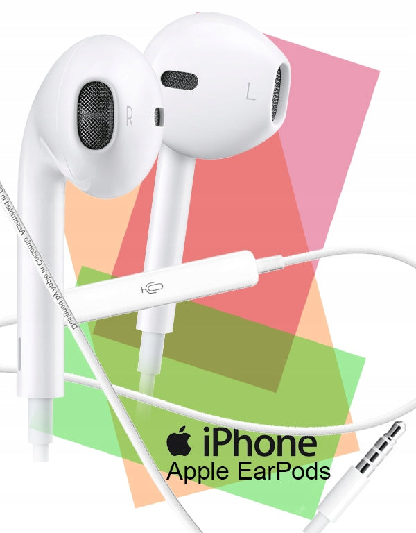 ORIGINAL HEADPHONES APPLE EARPODS 3,5mm MD827ZM/A IPHONE 4 5 SE 6 6S Manufacturer code MNHF2ZM/A