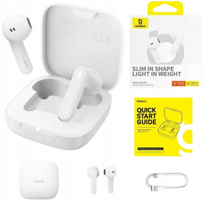 ORIGINAL HEADPHONES BASEUS BOWIE E16 WIRELESS BLUETOOTH 5.3 30h IPX4