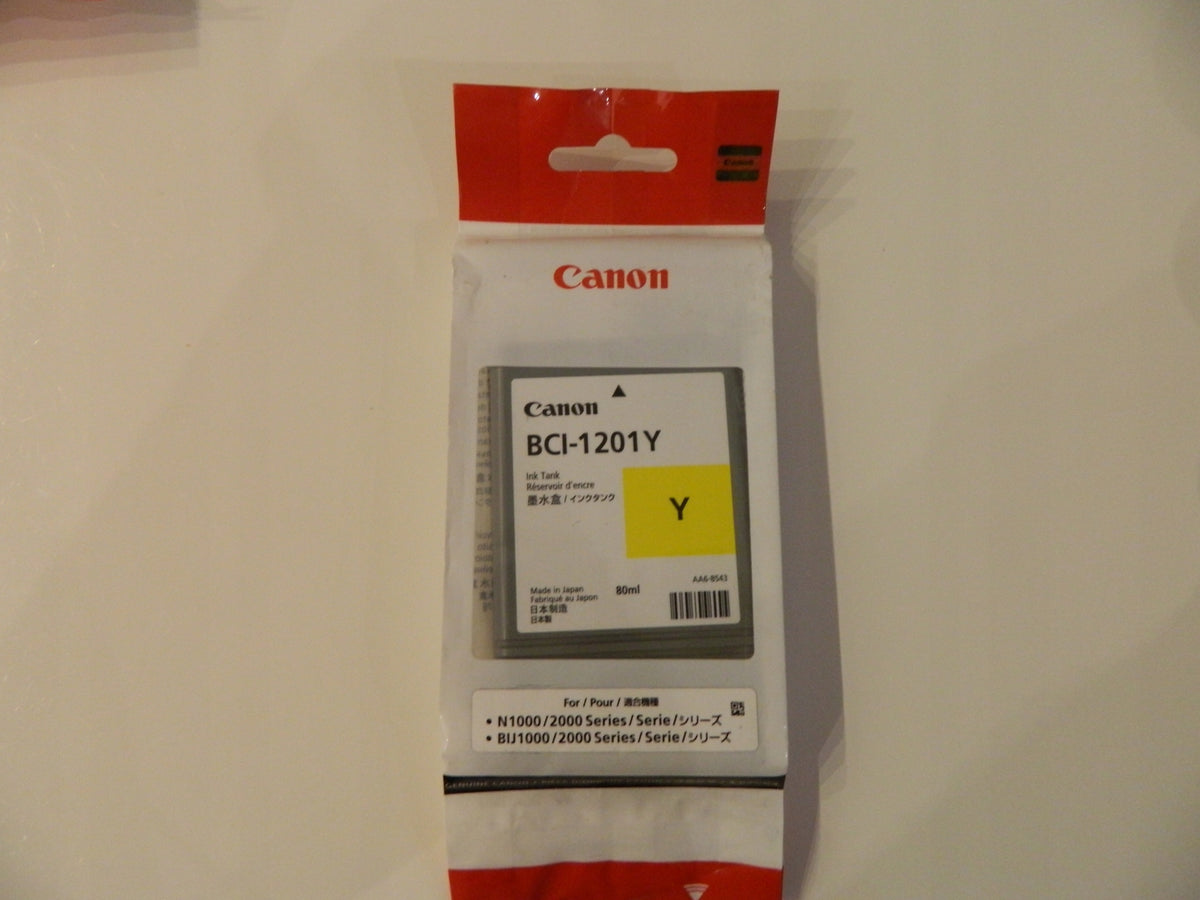 ORIGINAL INK CANON BCI-1201Y N1000 N2000 YELLOW