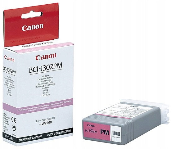 ORIGINAL INK CANON W2200 BCI-1302PM PHOTO MAGENTA