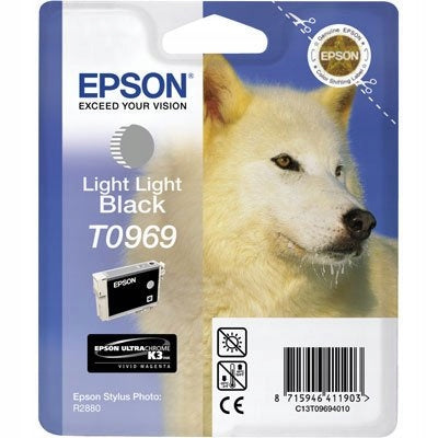 ORIGINAL INK EPSON T0969 LIGHT LIGHT BLACK R2880