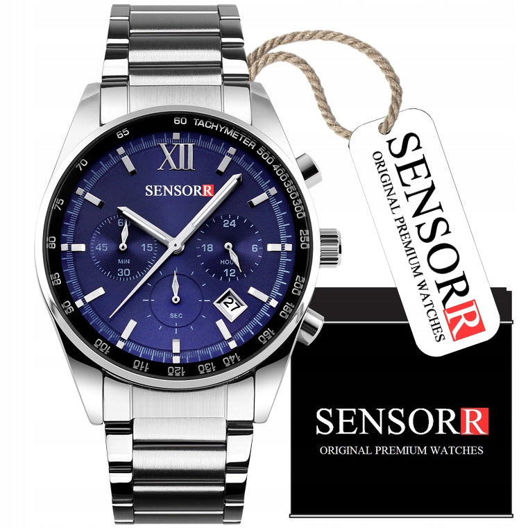 ORIGINAL MEN'S WATCH HAND SENSORR ON BRACELET STEEL 304