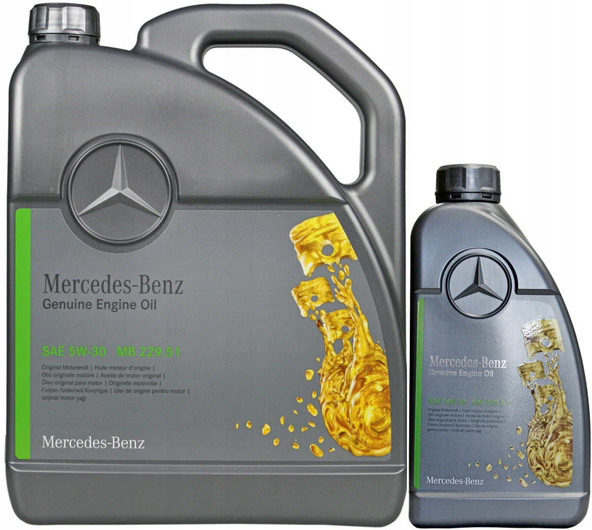 ORIGINAL OIL MERCEDES 5W30 MB 229.51 6L