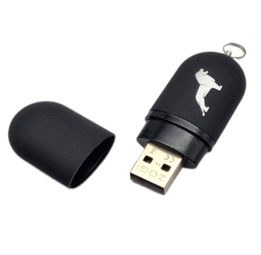 ORIGINAL PENDRIVE MAN USB MEMORY 2.0 64GB BLACK