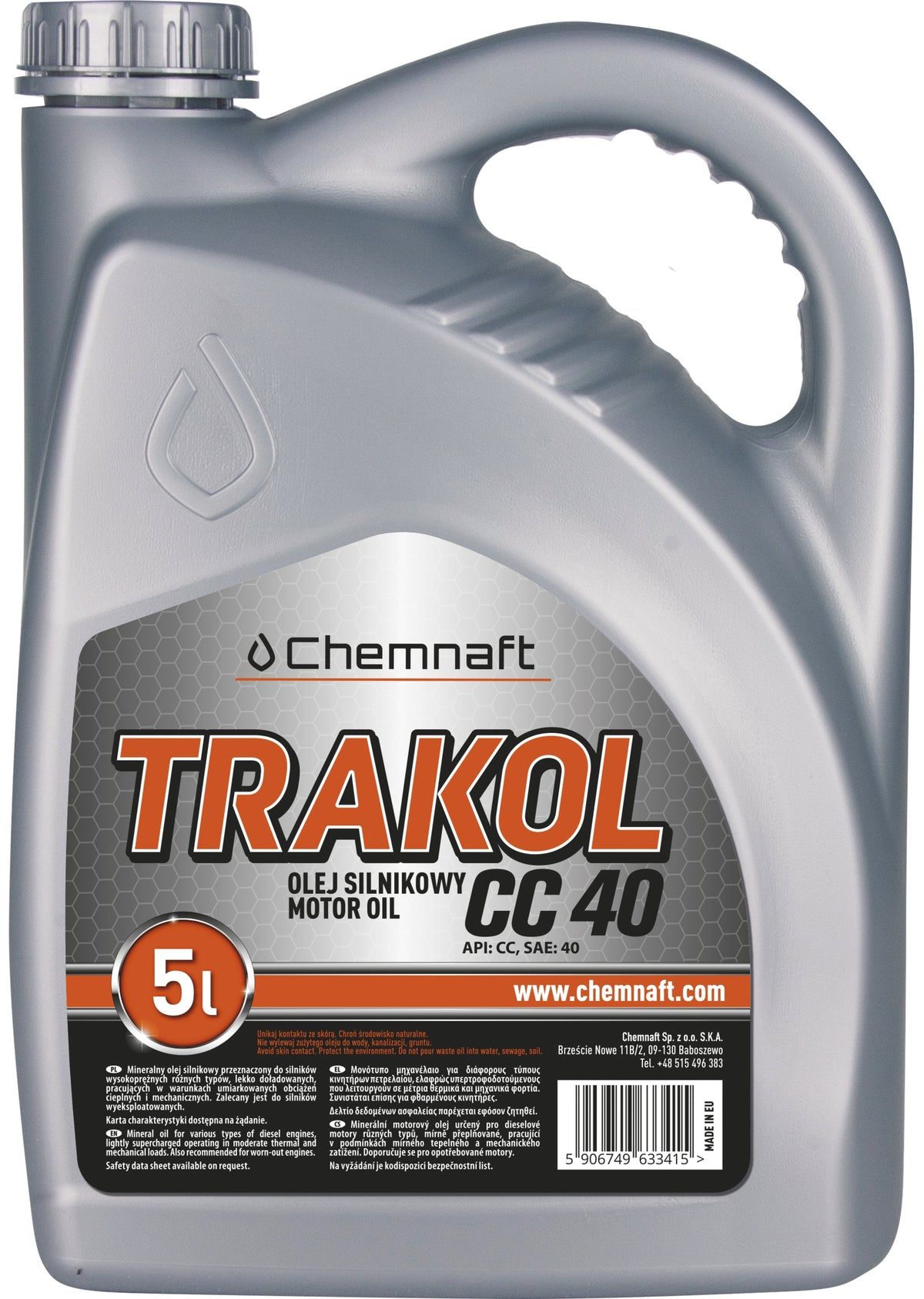 ORIGINAL QUALITIUM TRAKOL CC-40 5L
